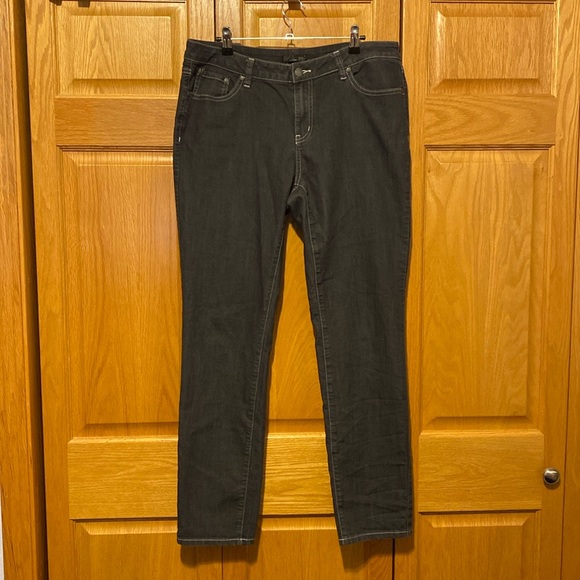 Prana lightweight dark gray denim jeans size 14 - Picture 2 of 10